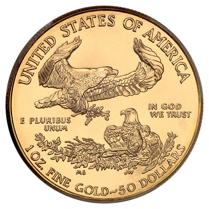 1994 $50 Gold Eagle PCGS MS70