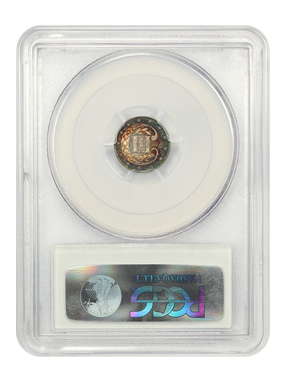 1865 3CS PCGS PR66