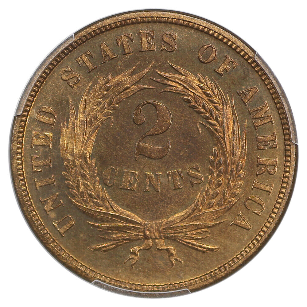 1872 2C PCGS PR66RD ex: D.L. Hansen