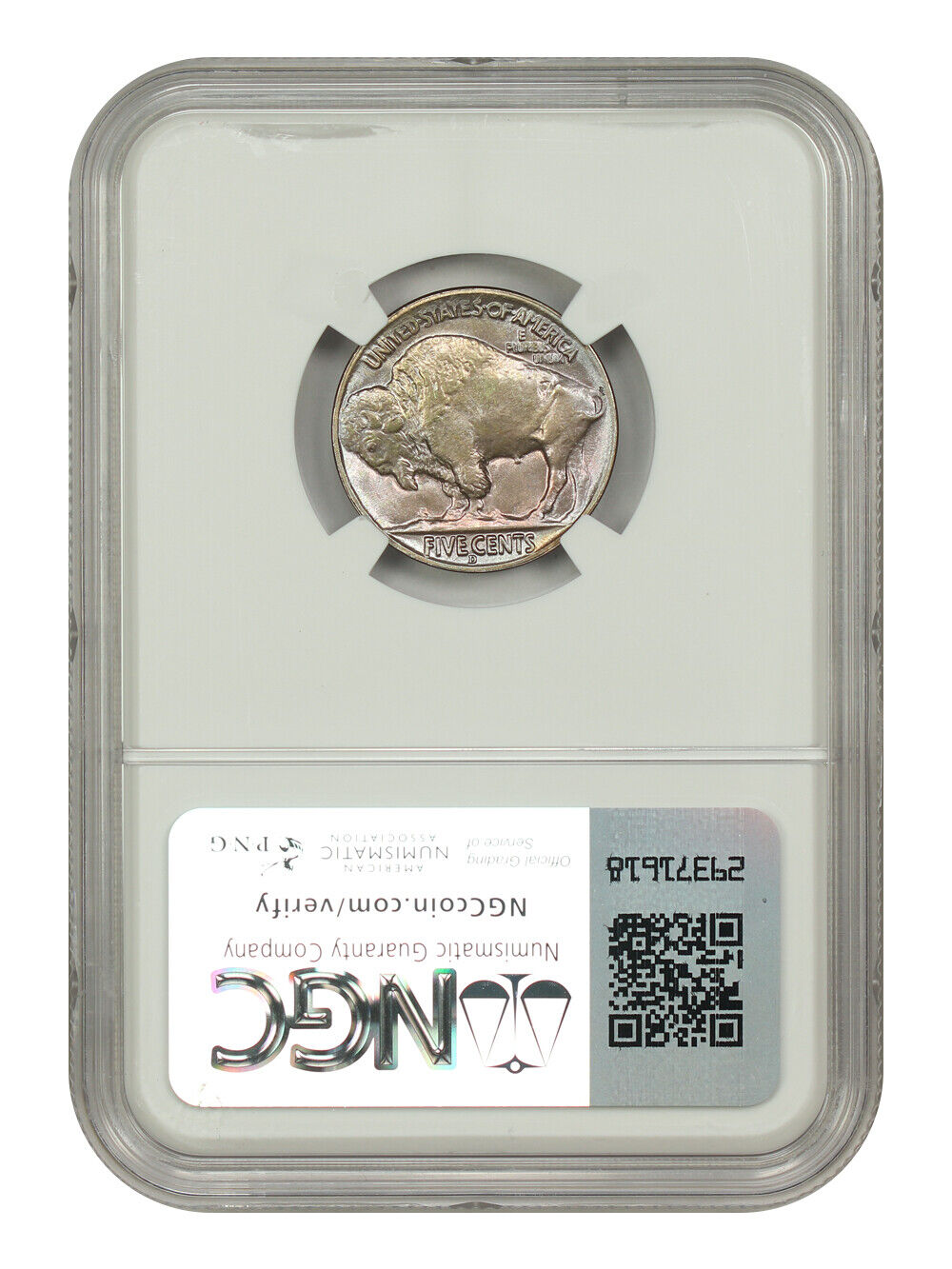 1935-D 5C NGC MS66 - Buffalo Nickel