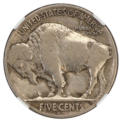 1926-S 5C NGC VF25 - Buffalo Nickel - Popular Key Date