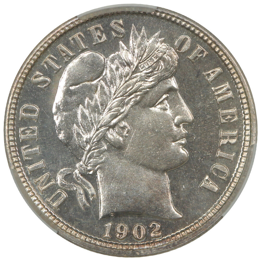 1902 10C CACG PR66 ex: D.L. Hansen - Barber Dime