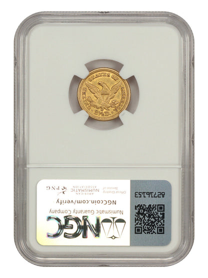 1851-O $2.50 NGC MS62 - Liberty Head $2.5 - Popular New Orleans Gold Issue