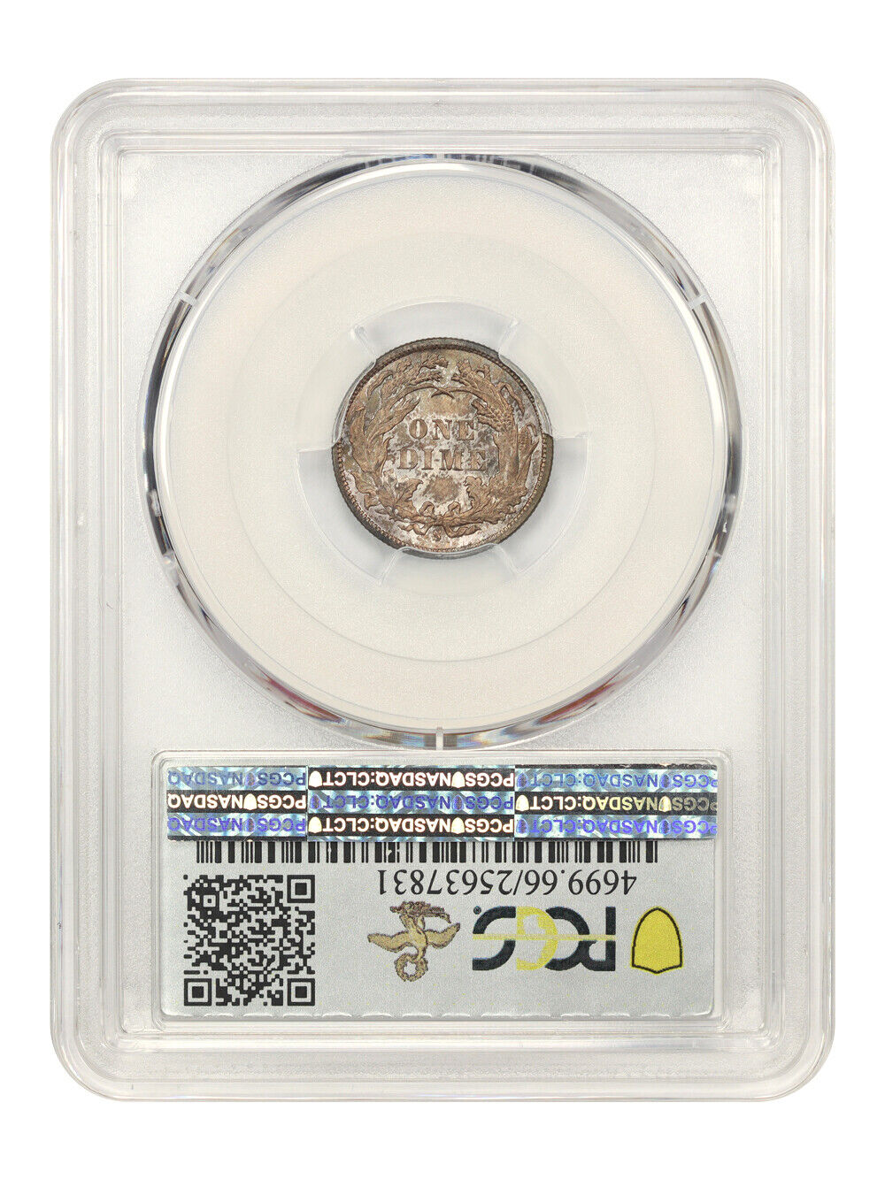 1887-S 10C PCGS MS66 ex: D.L. Hansen