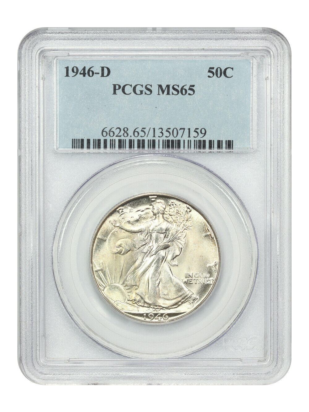 1946-D 50C PCGS MS65