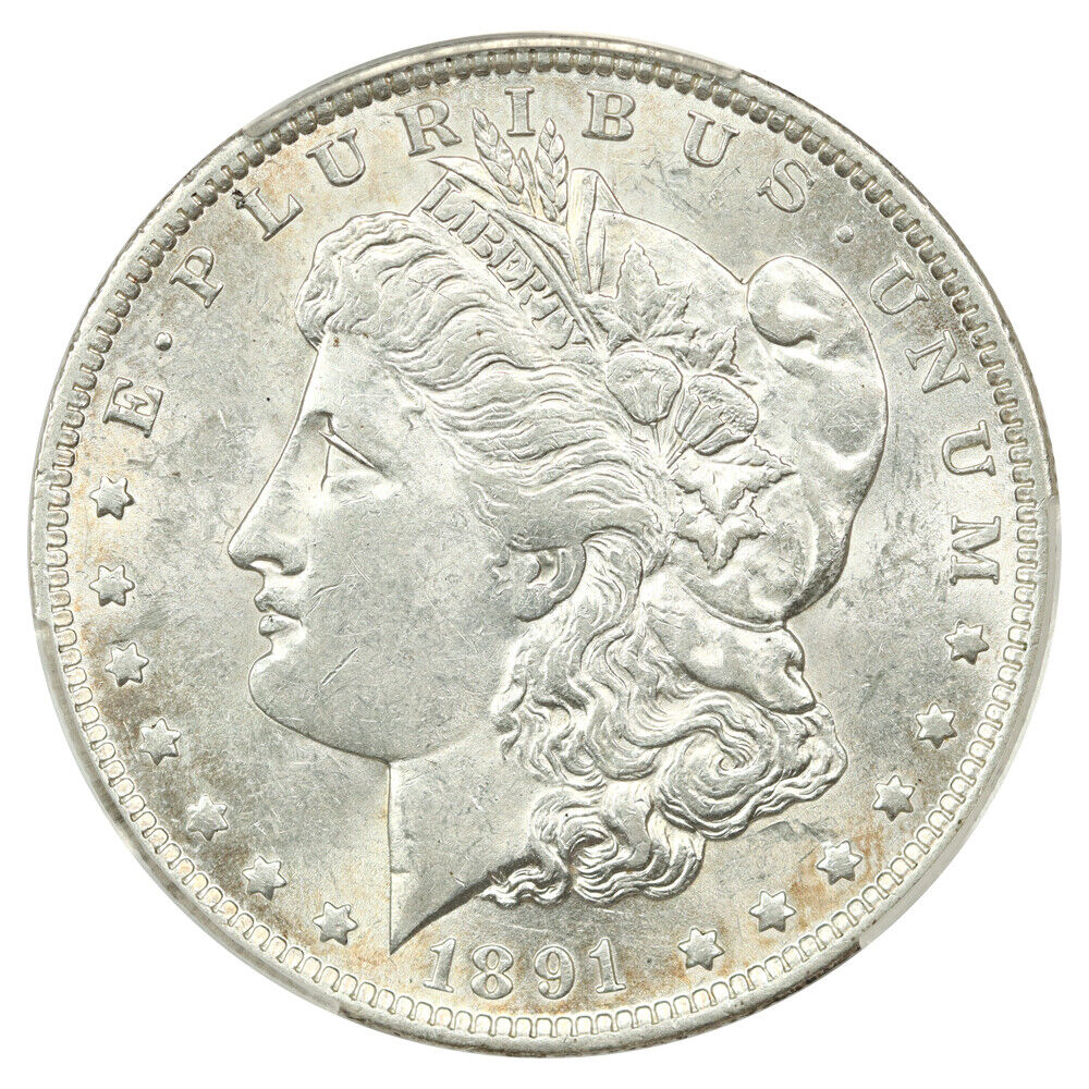 1891-O $1 CACG AU53 - Morgan Dollar