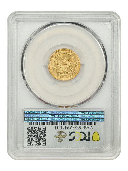 1852-O $2.50 PCGS MS62 ex: D.L. Hansen - Liberty Head $2.5