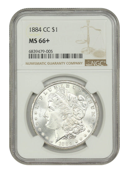 1884-CC $1 NGC MS66+ - Morgan Dollar