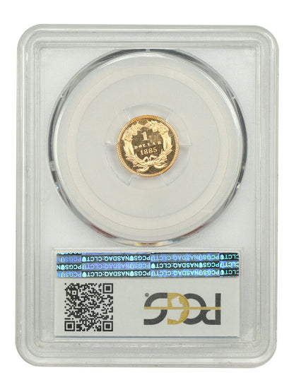 1885 G$1 PCGS PR66DCAM - Gold Dollar - Only Six Finer