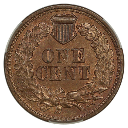 1869 1C CACG MS65BN ex: D.L. Hansen - Indian Cent