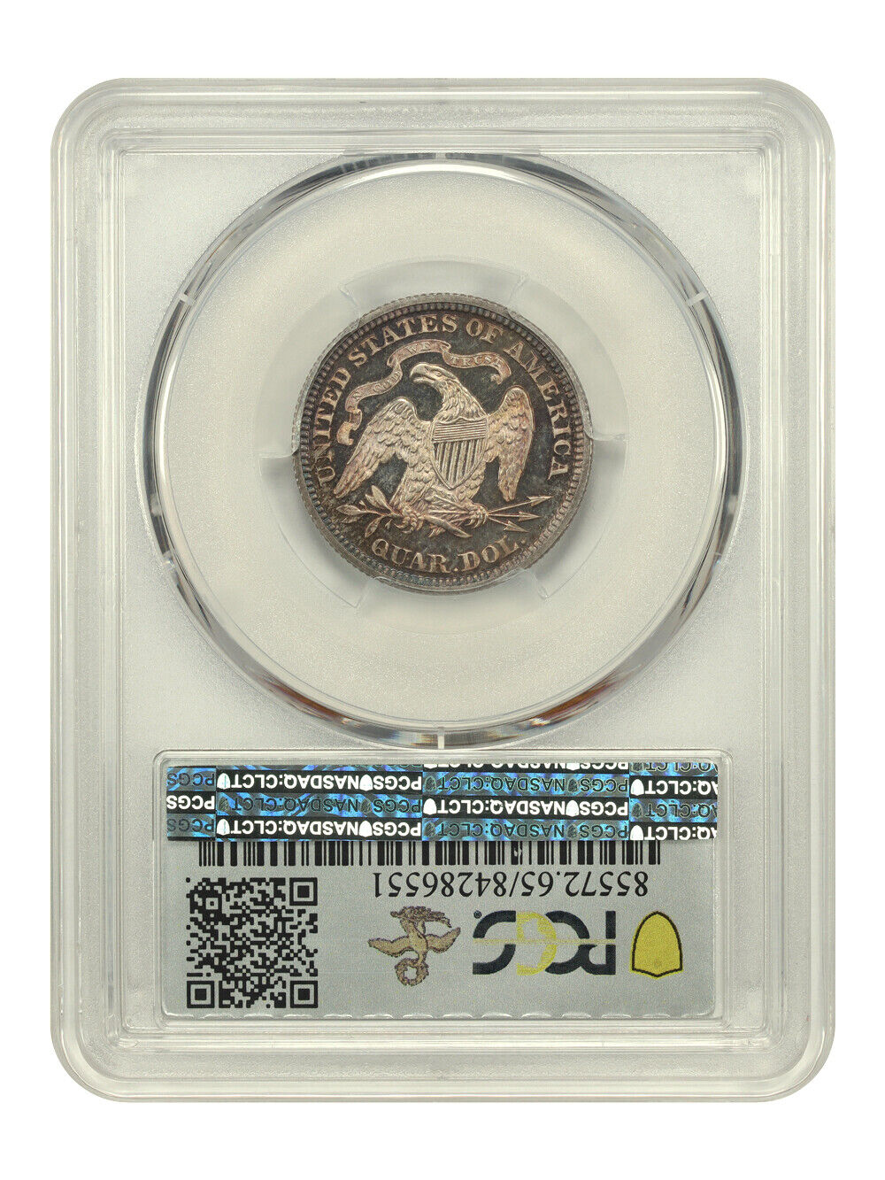 1873 25C PCGS PR65CAM (No Arrows) ex: D.L. Hansen