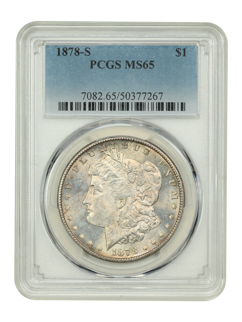 1878-S $1 PCGS MS65 - Morgan Dollar