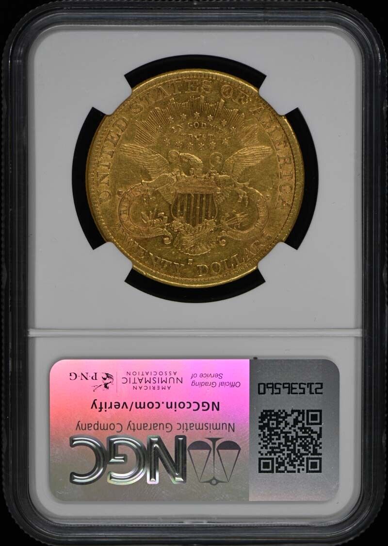 1880-S Liberty Double Eagle Type 3 $20 NGC AU53