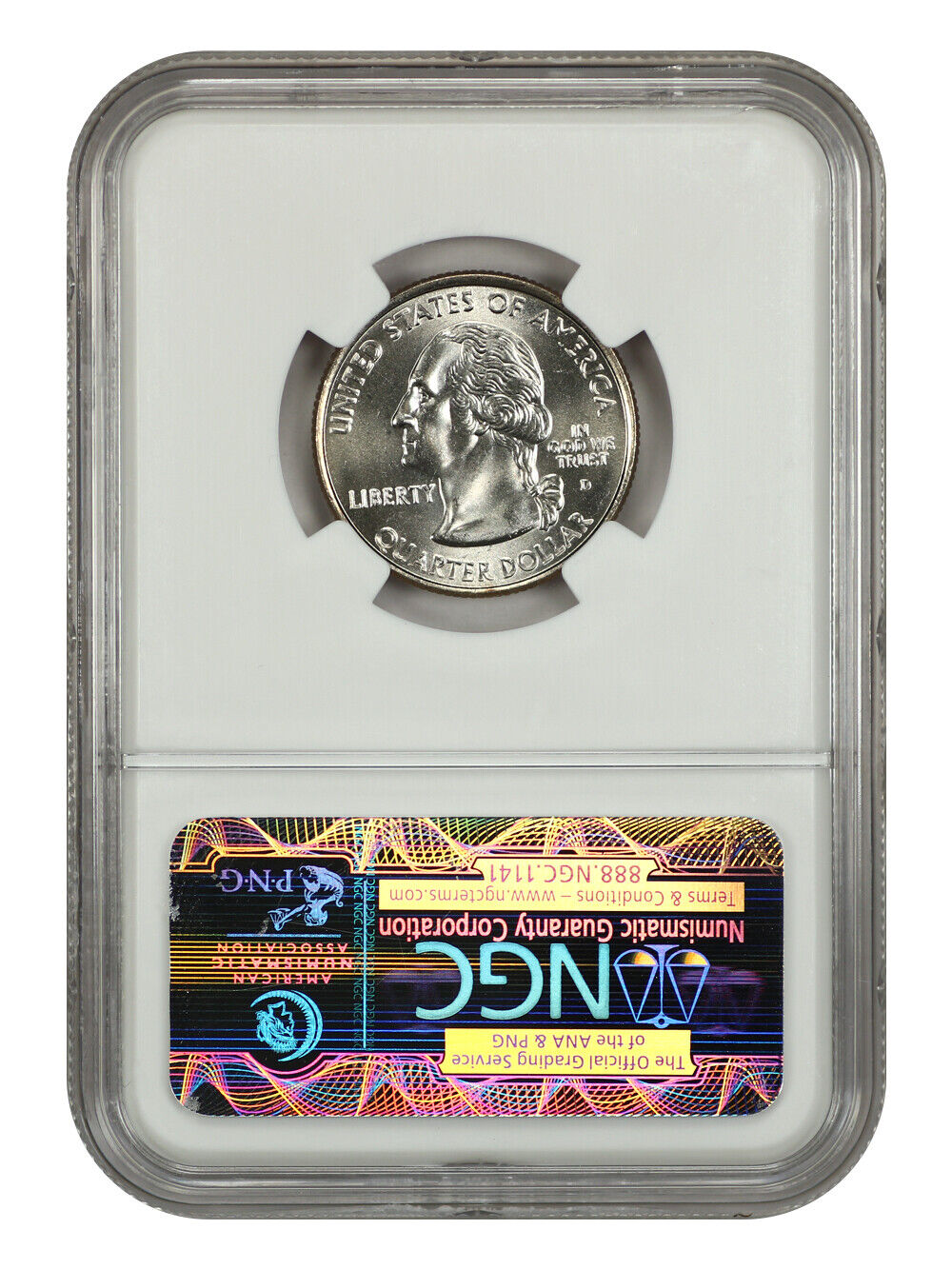 2008-D 25C New Mexico NGC MS68 - Washington 50 States Quarters