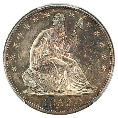 1852-O 50C PCGS MS63 ex: D.L. Hansen