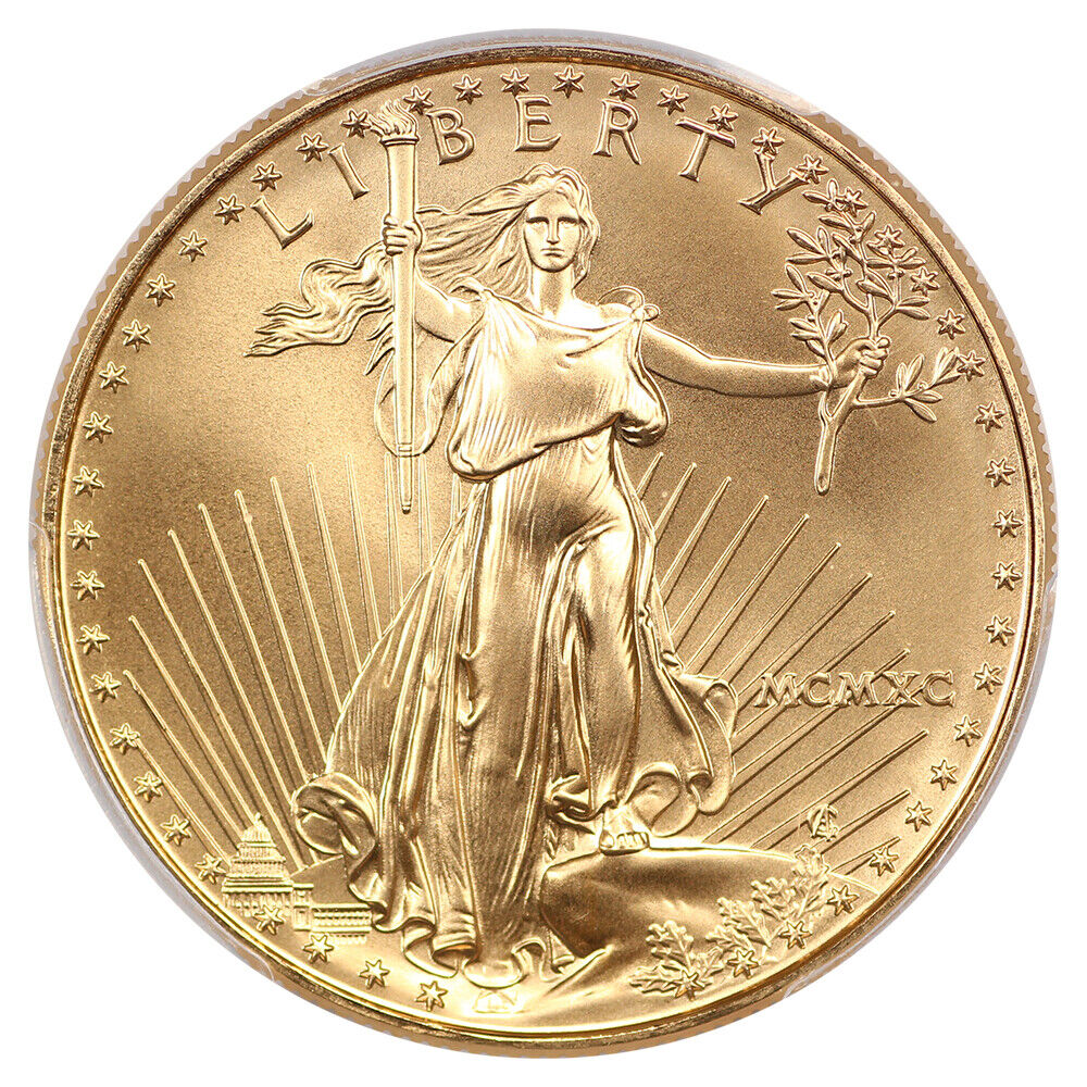 1990 $50 Gold Eagle PCGS MS70