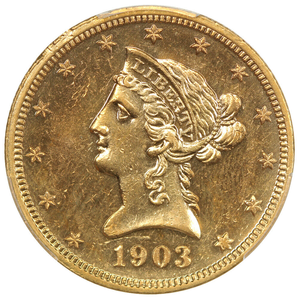 1903 $10 PCGS PR58 ex: D.L. Hansen - Liberty Head $10