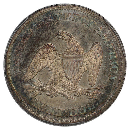 1863 50C PCGS PR66