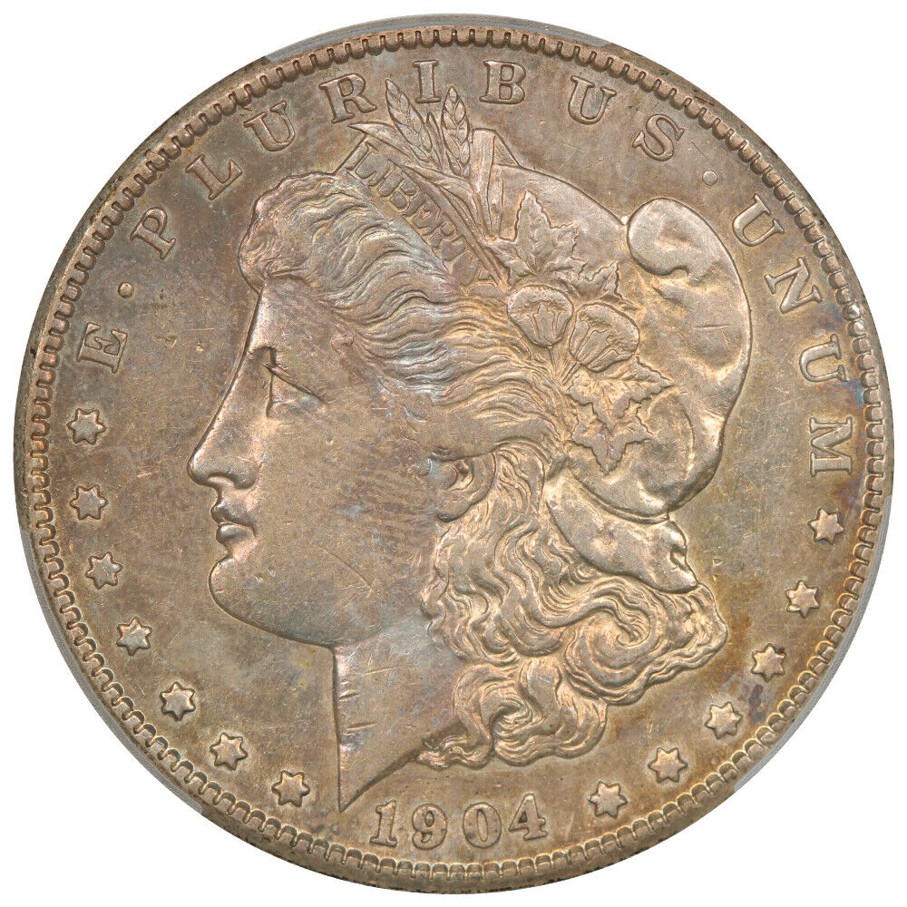 1904-S $1 PCGS AU50 - Morgan Dollar - Key Date S-Mint Morgan Dollar