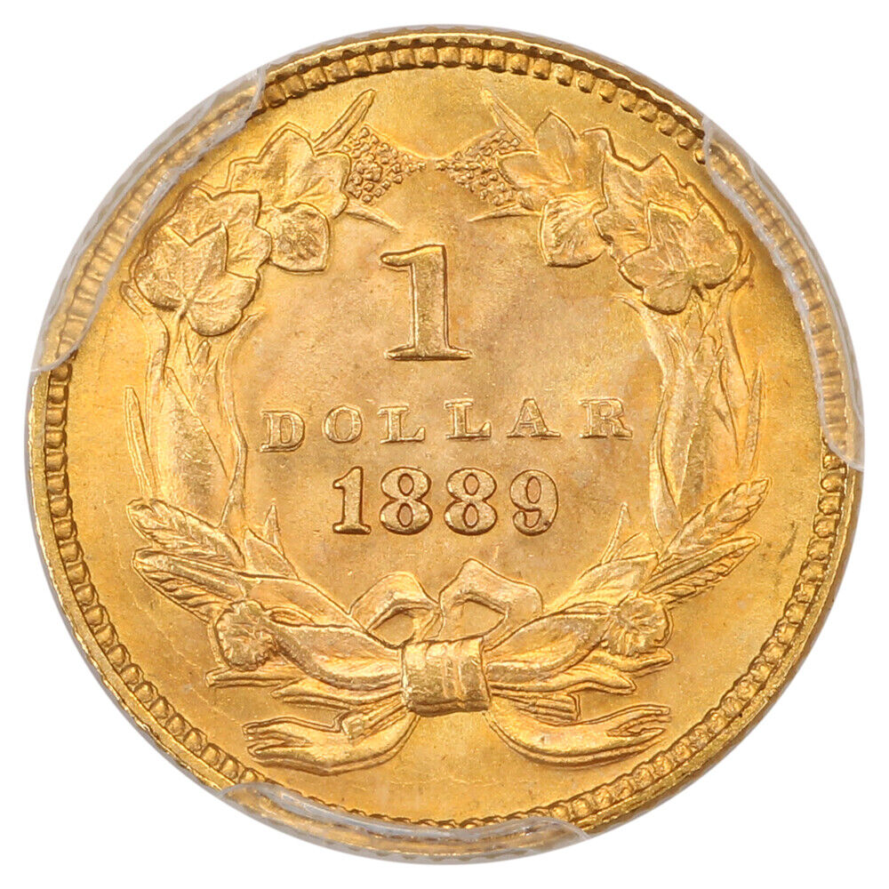 1889 G$1 PCGS/CAC MS67+ - Gold Dollar - Low Mintage Date