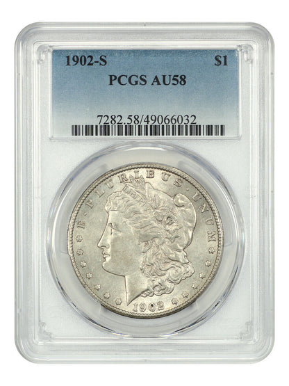 1902-S $1 PCGS AU58