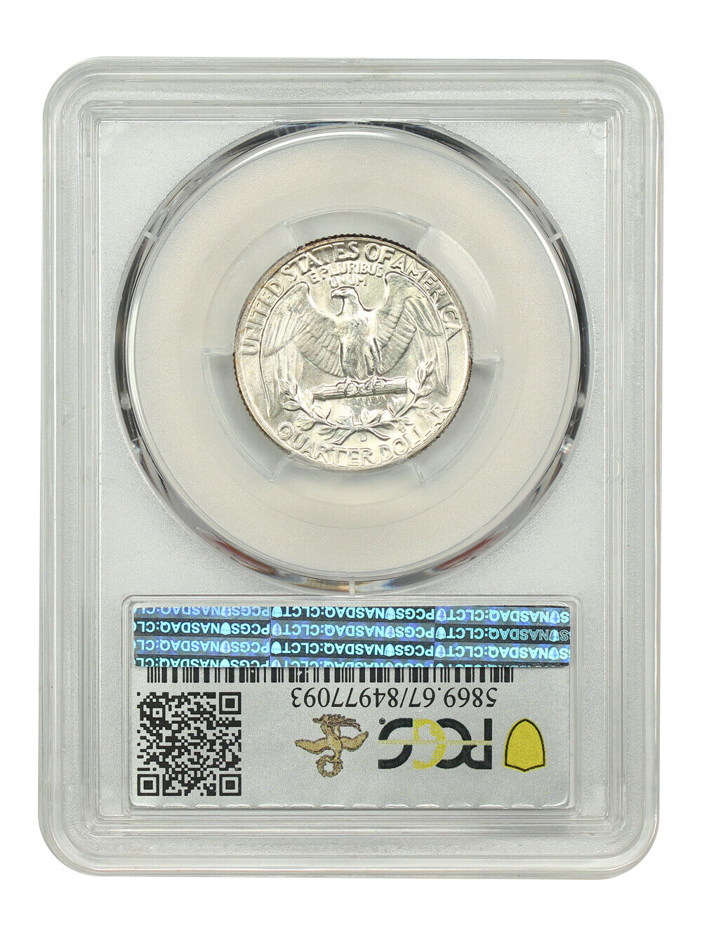 1960-D 25C PCGS MS67 ex: D.L. Hansen - Washington Quarter