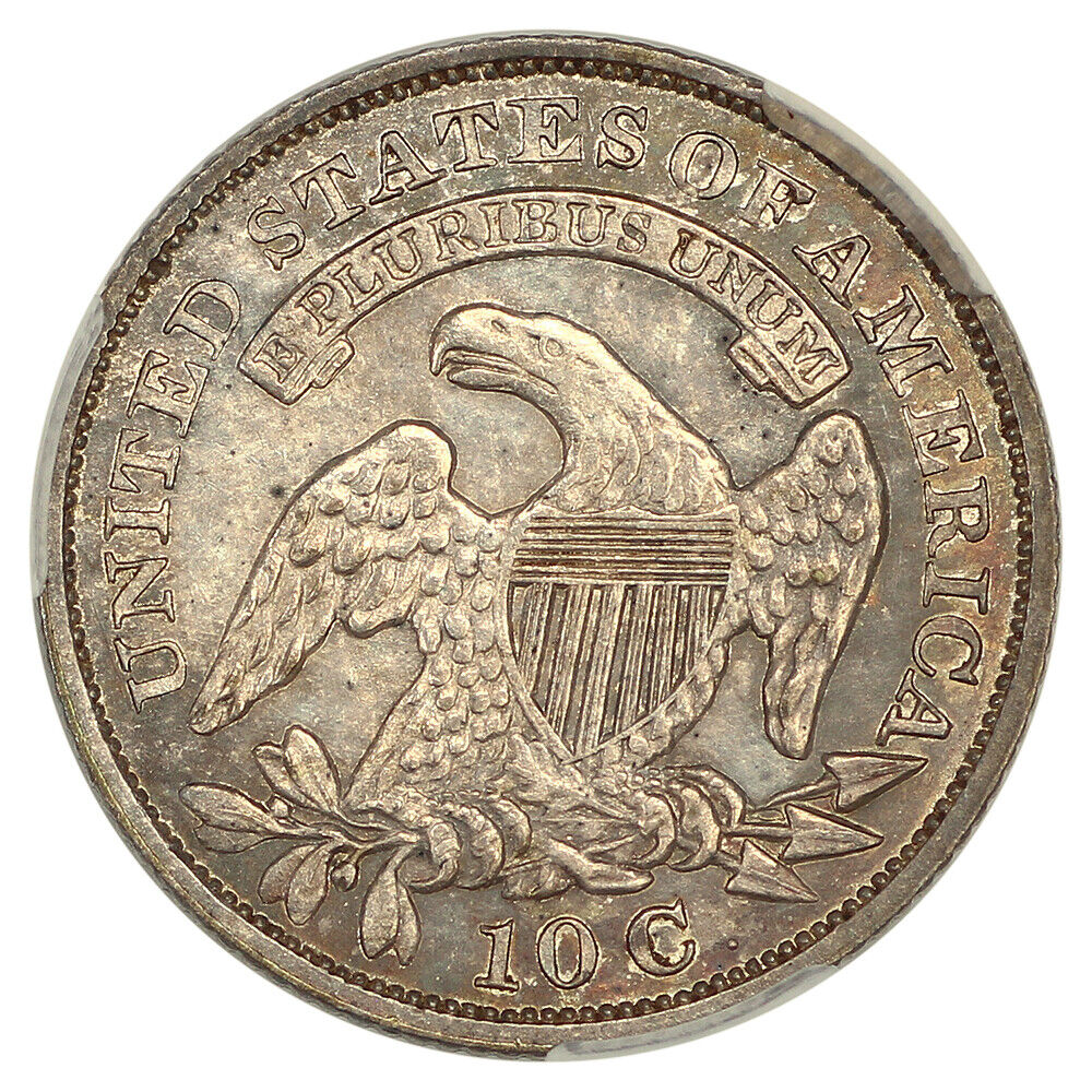 1830/29 10C CACG MS63 (JR-5, FS-301) ex: D.L. Hansen - Capped Bust Dime