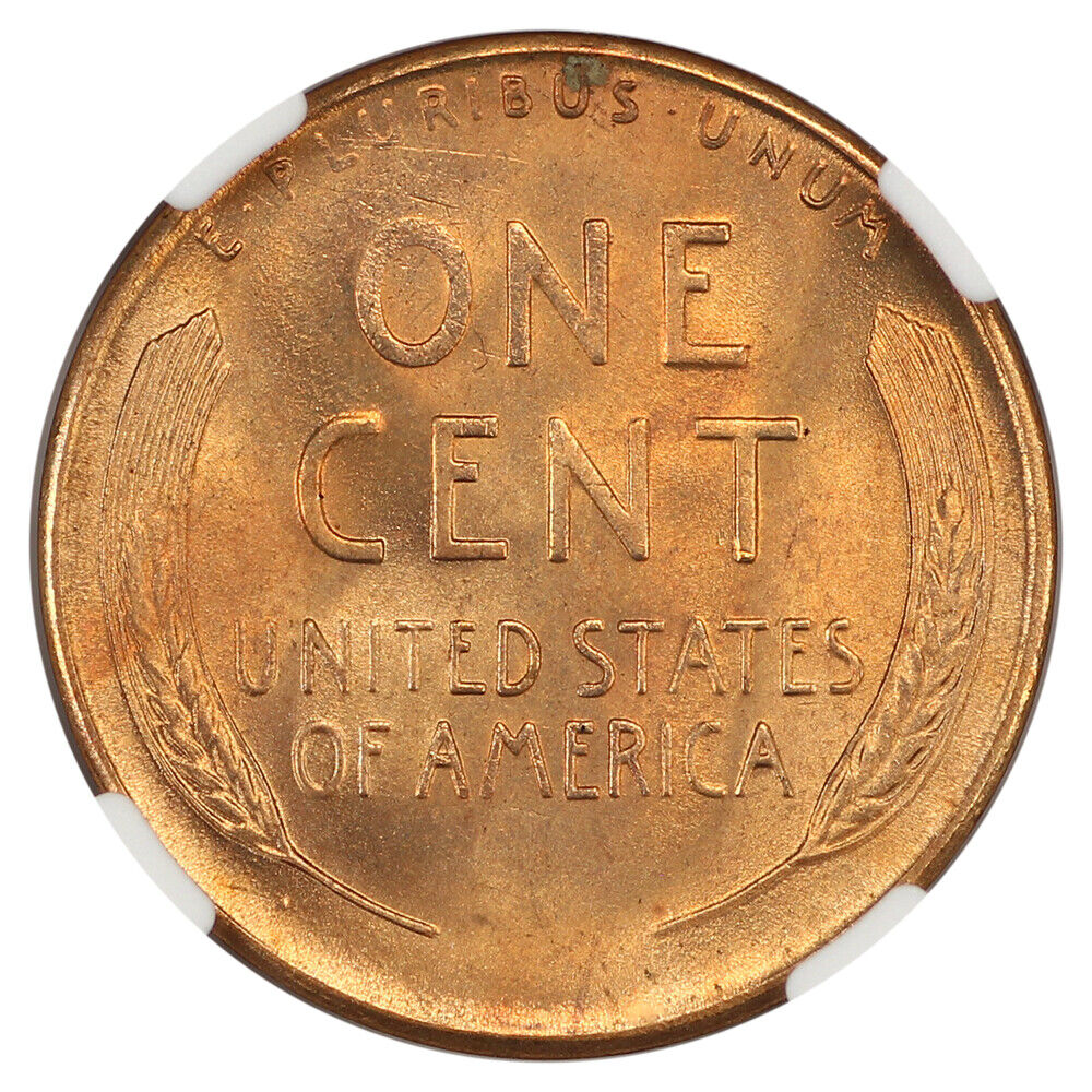 1950-S 1C NGC MS67RD - Lincoln Cent (Wheat Reverse)