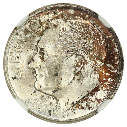 1950-S 10c NGC MS66