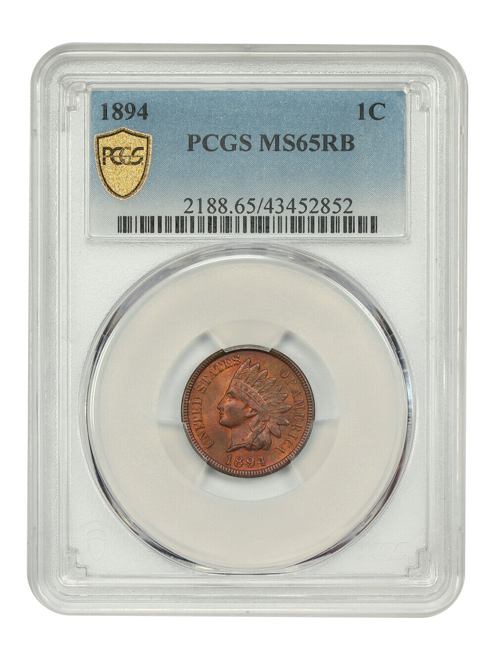 1894 1C PCGS MS65RB - Indian Cent