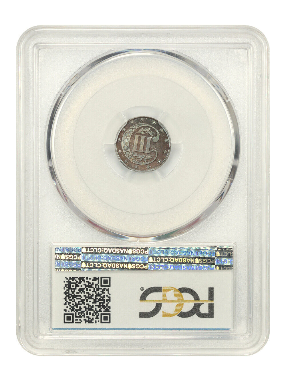 1870 3CS PCGS/CAC PR66+