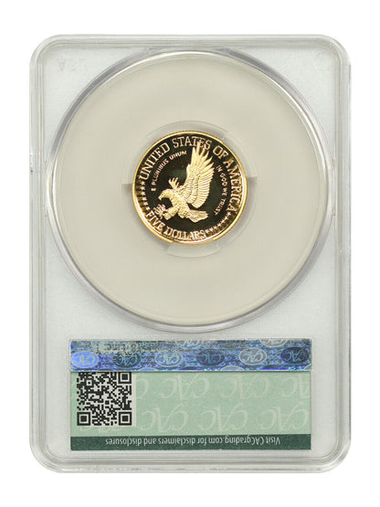 1986-W $5 Statue Of Liberty CACG PR69DCAM - $5 Modern Gold Commemoratives