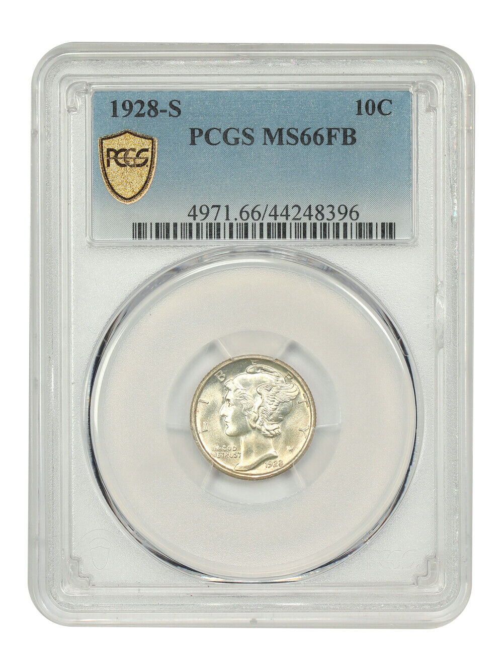 1928-S 10C PCGS MS66FB - Mercury Dime - Registry Quality Gem