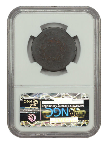 Mint Error: 1795 1C NGC Fine 12 (Double Struck) - Flowing Hair Large Cent