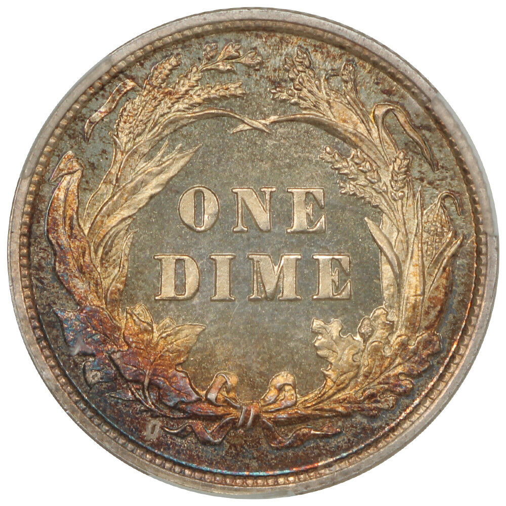 1896 10C CACG PR66+CAM ex: D.L. Hansen - Barber Dime