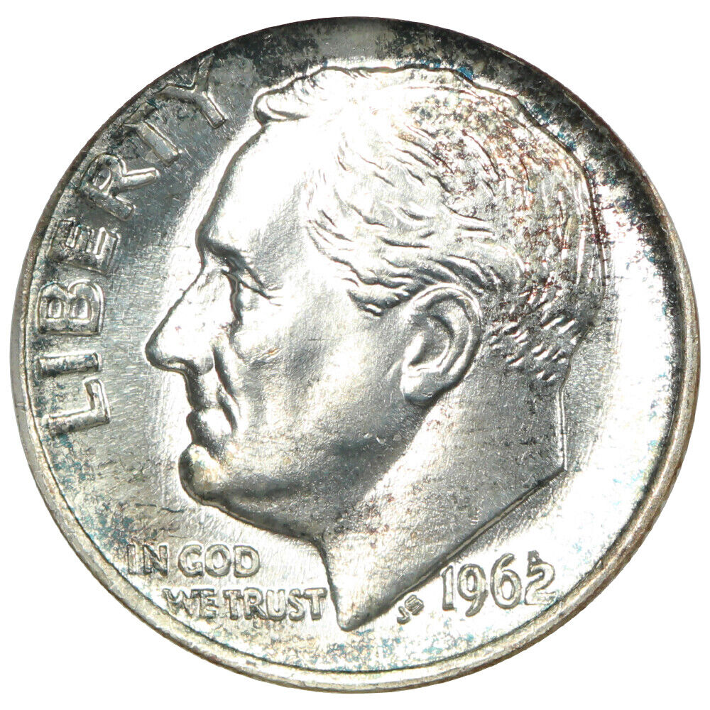 1962 10C NGC MS67FB - Roosevelt Dime