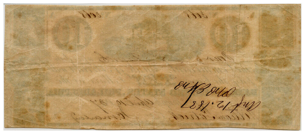 FL5G58 1830s-40s $10 Comm. Bank of Florida, St. Joseph PMG VF25 - Other