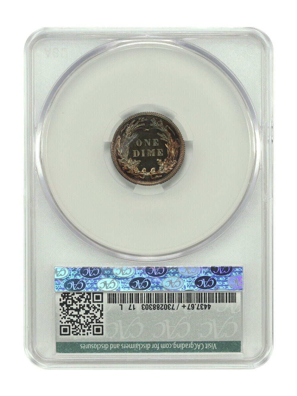 1905 10C CACG PR67+ ex: D.L. Hansen - Barber Dime