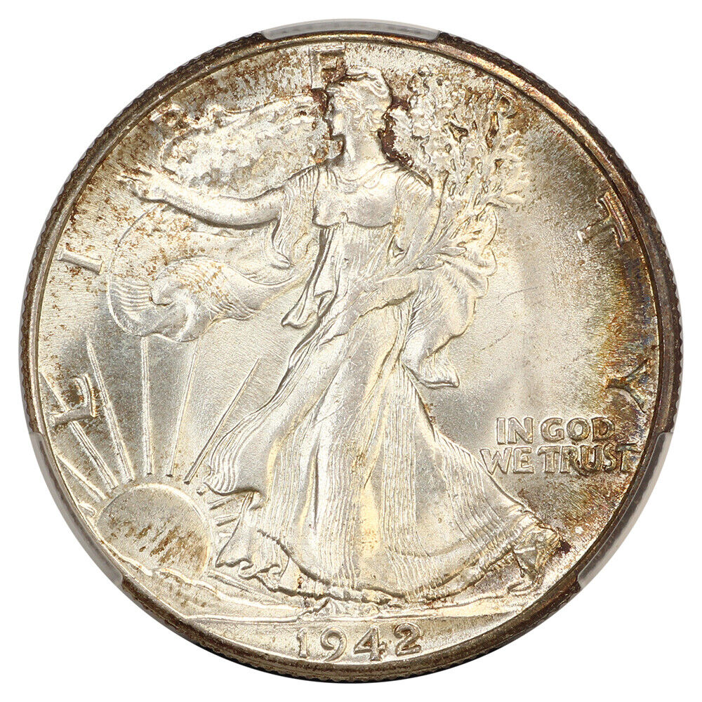 1942 50C CACG MS66+ - Walking Liberty Half Dollar - Plus Grade Beauty