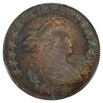 1805 50C CACG MS62 ex: D.L. Hansen - Draped Bust Half Dollar