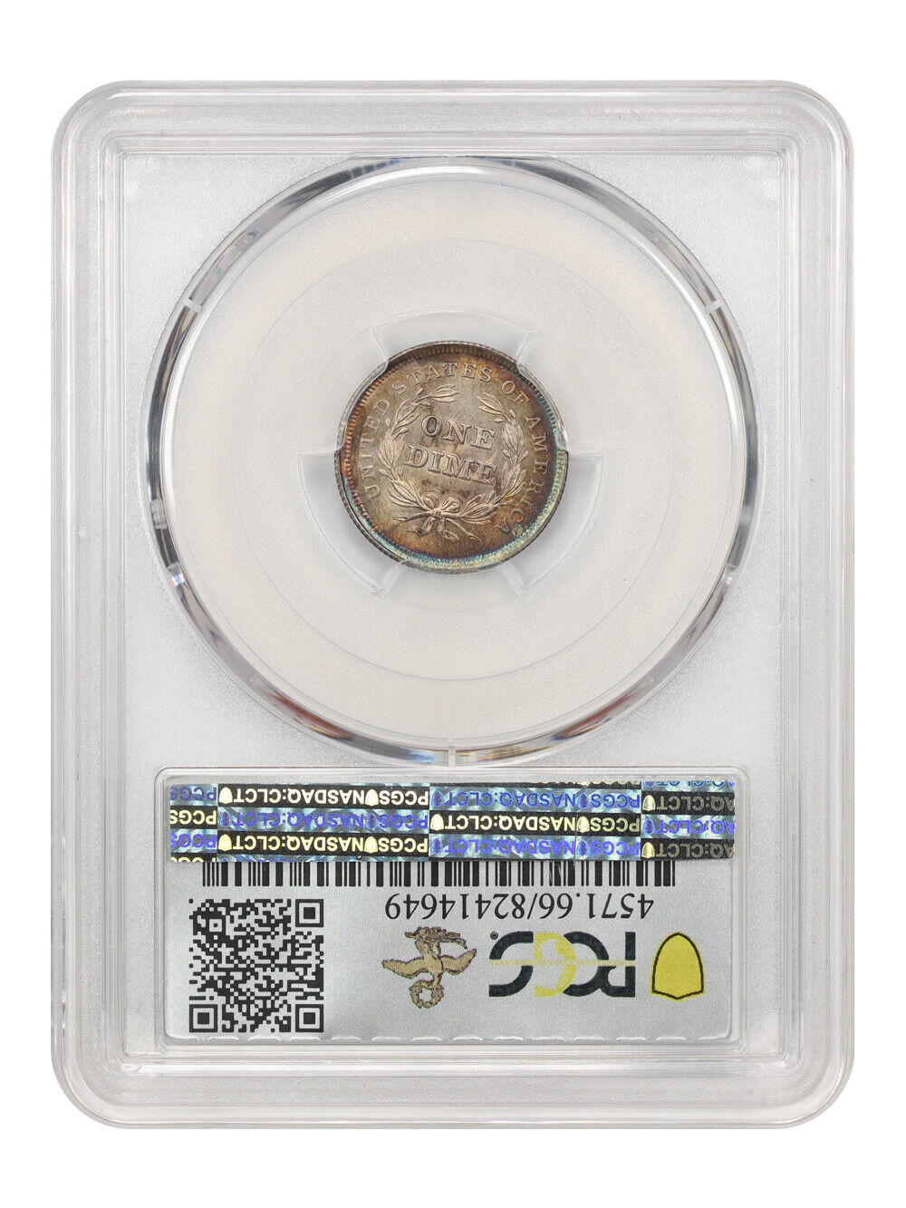 1839 10C PCGS MS66 (No Drapery) ex: D.L. Hansen