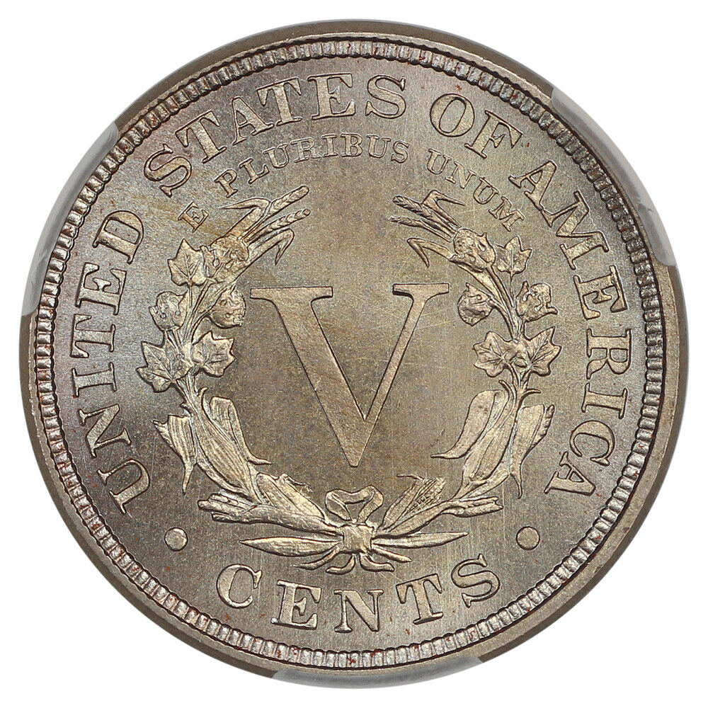 1885 5C CACG MS67 ex: D.L. Hansen - Liberty Nickel