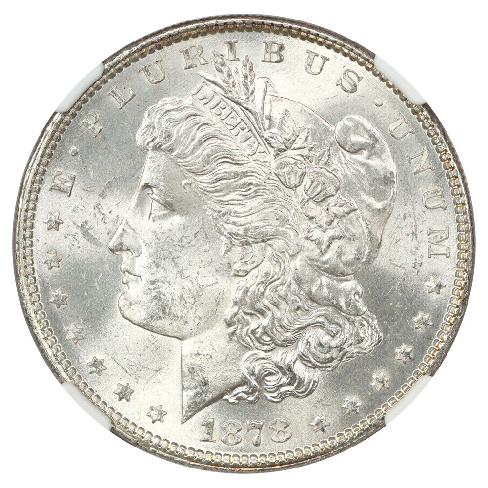 1878 7TF $1 NGC MS63 (Reverse of 1878) - Morgan Dollar