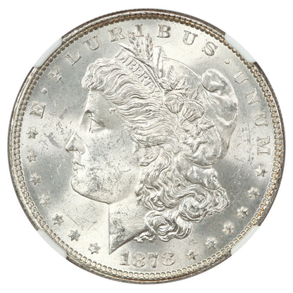 1878 7TF $1 NGC MS63 (Reverse of 1878) - Morgan Dollar