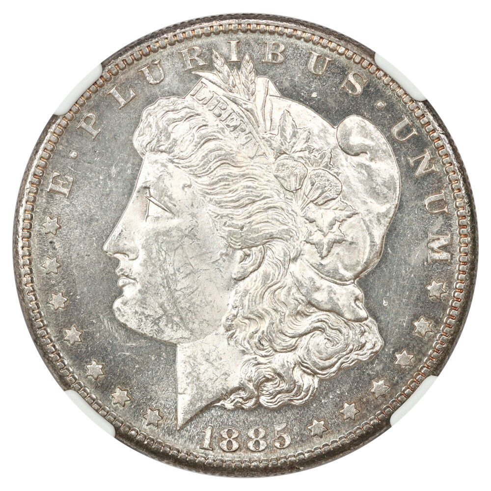 1885-S $1 NGC MS62 - Morgan Dollar