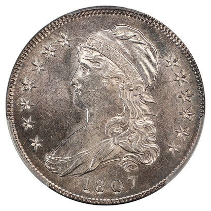 1807 50C PCGS MS63 (Capped, Small Stars) ex: D.L. Hansen