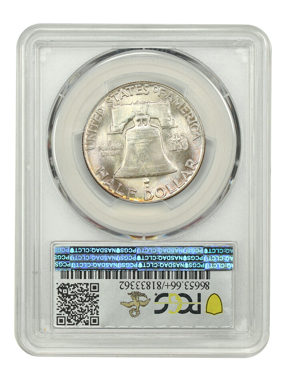 1949 50C PCGS MS66+FBL ex: D.L. Hansen