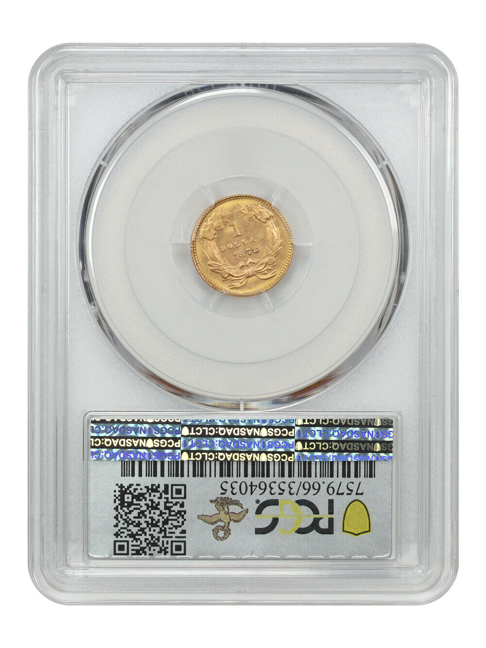 1878 G$1 PCGS MS66 ex: D.L. Hansen