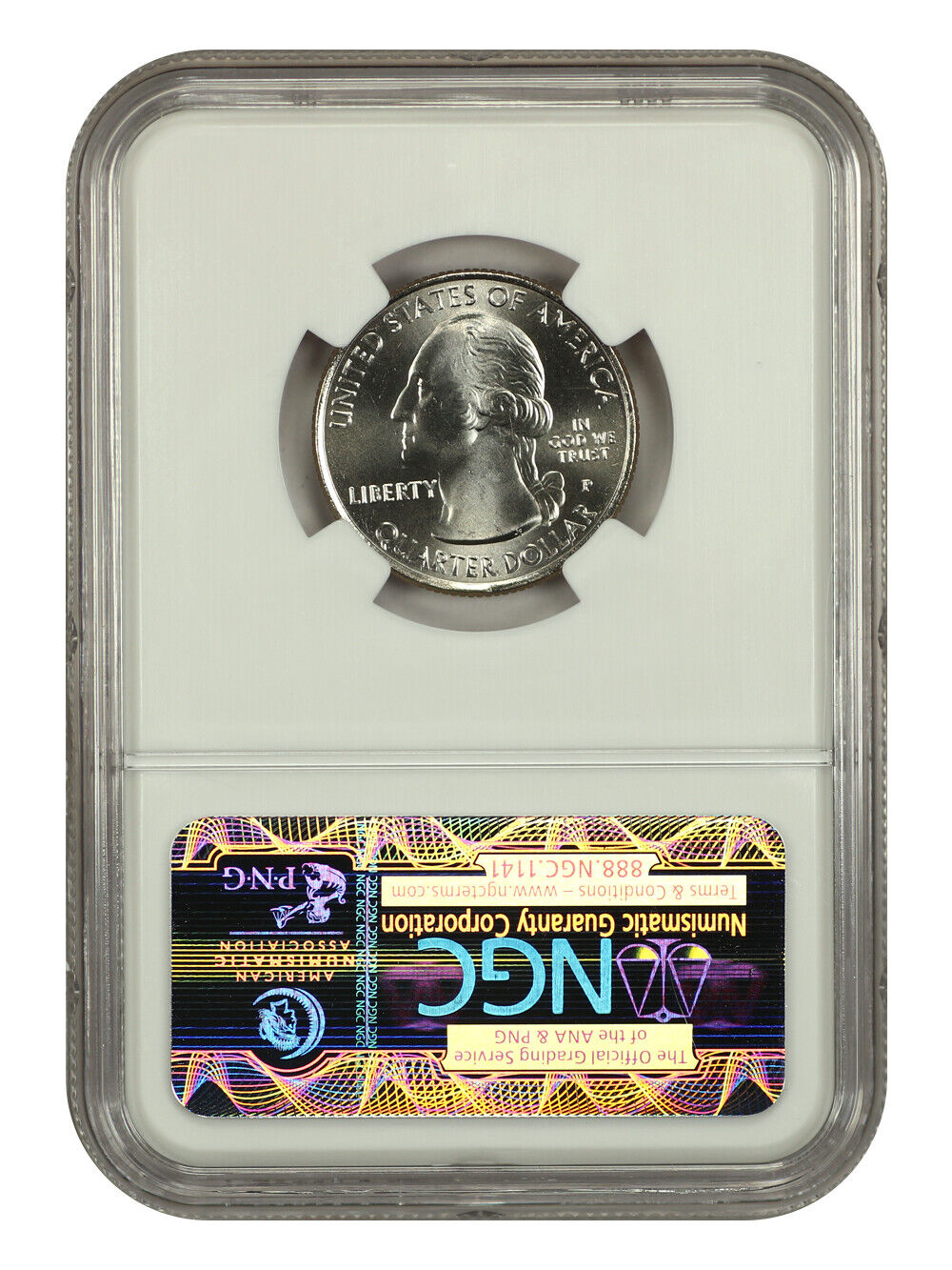 2011-P 25C Chickasaw NP NGC MS68 - Type 1 - Clad