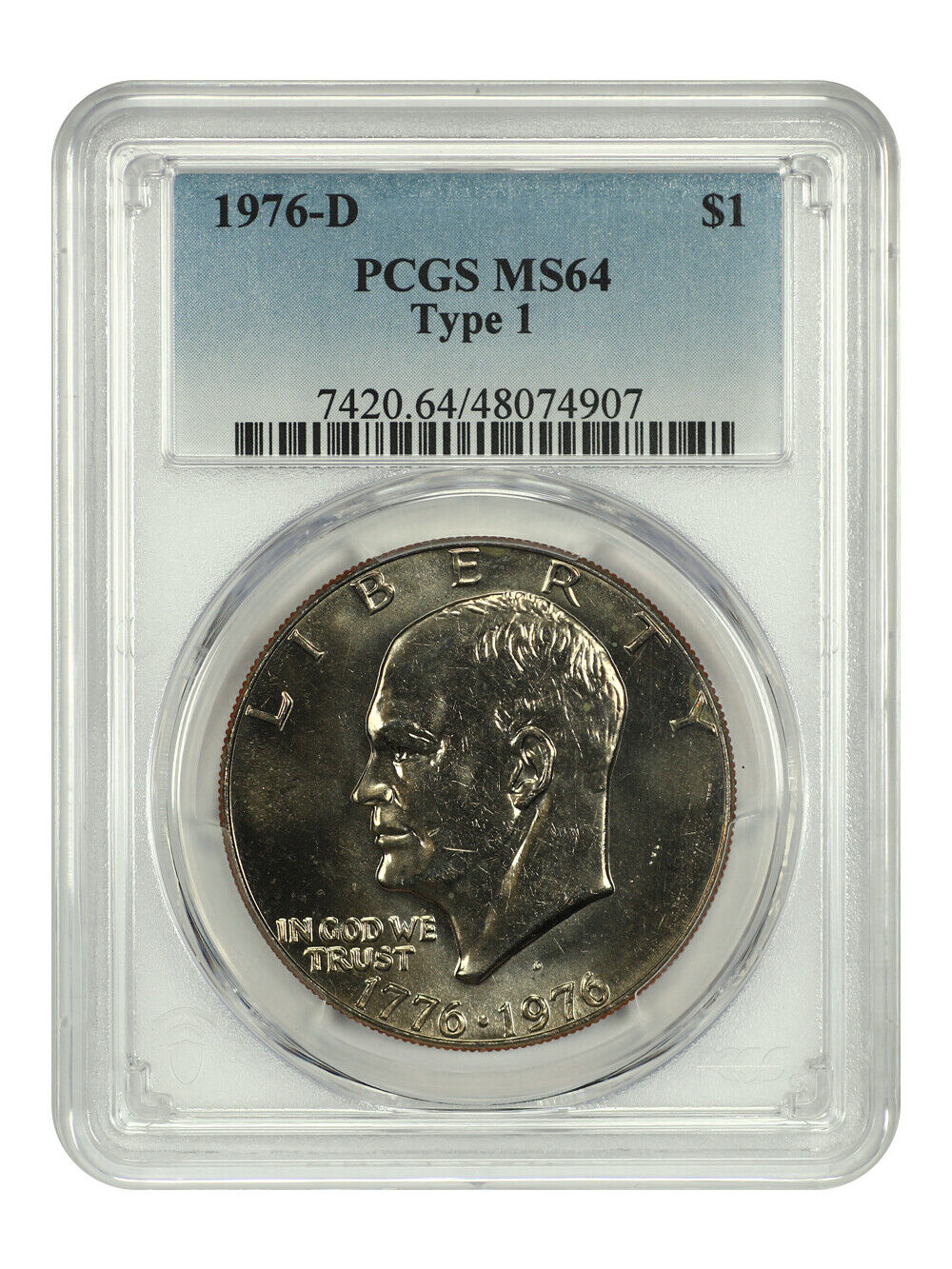 1976-D $1 PCGS MS64 (Type 1)